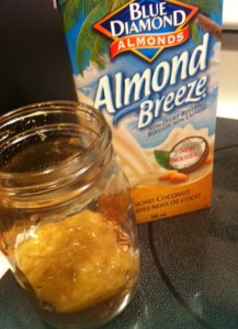 Coconut overnight spelt flakes